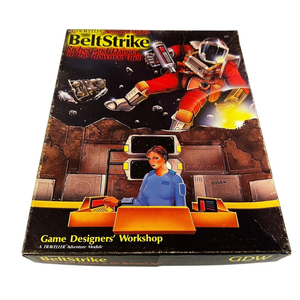 BeltStrike Sci Fi RPG 253 Riches and Danger Bowman GDW Game Designer's Workshop